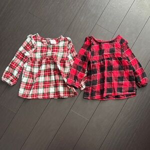 Jumping Beans Festive Plaid Shirt
